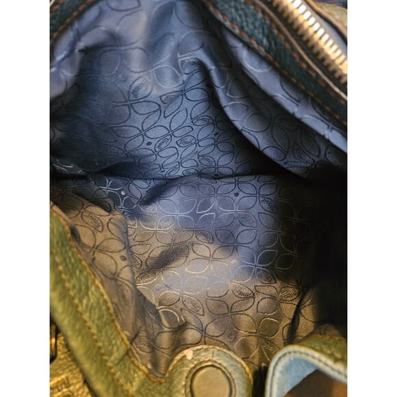 Fossil Vintage Green Leather Pocketbook Purse EUC - Picture 8 of 11